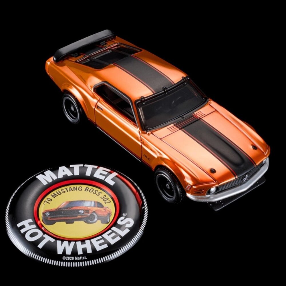 Hot Wheels RLC 2021 '70 Mustang Boss 302 CAR, Pin, and Parch! Sold Out! NEW! - Picture 2 of 7